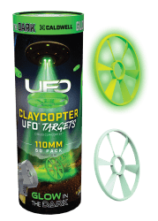 Claycopter duvor UFO Glow 110 mm 50 pack