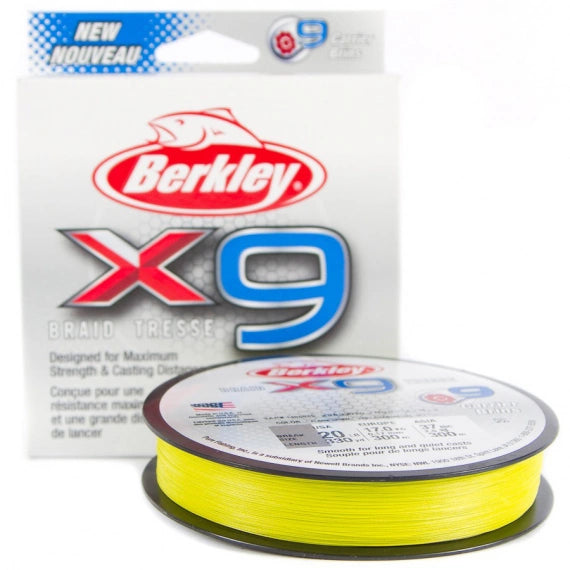 Berkley X9 Flätlina Flame Green