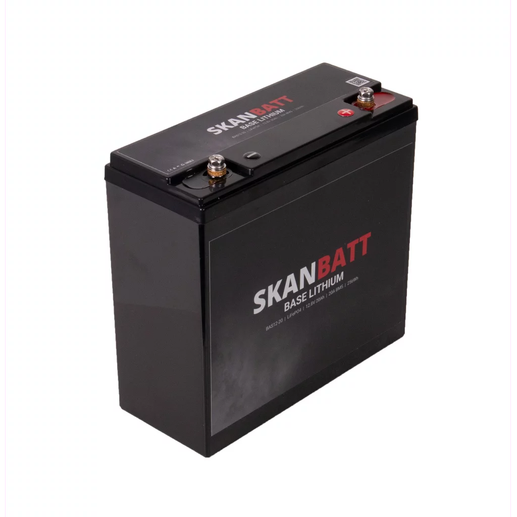Base lithium batteri-12V 20Ah 20A BMS