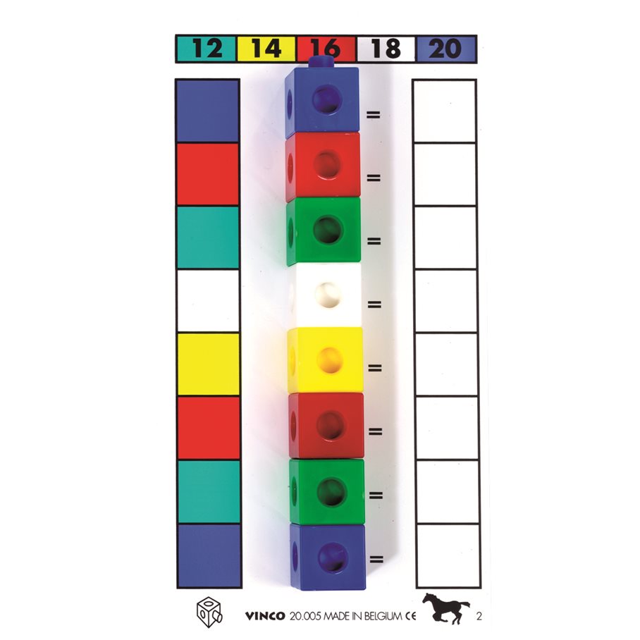 Mattekuber - arbetskort EN STL