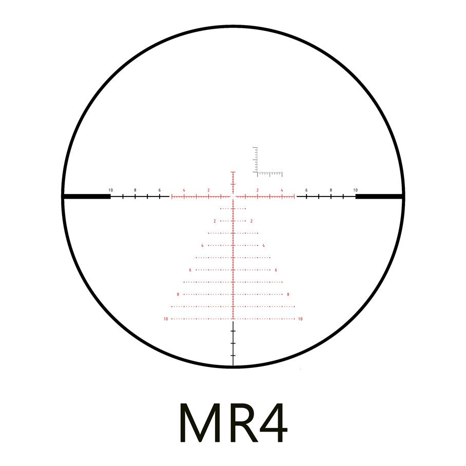 ZP5 TAC 5-25x56 MIL/MIL FFP MR4 Belyst Kikarsikte 34 MM