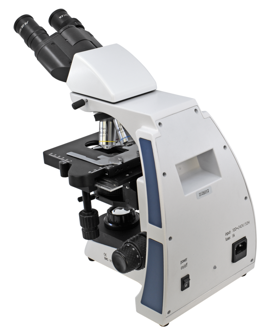 Mikroskop BMS D3-220EP, Bino, 40, 100, 400 och 1000X, E-plan optik EN STL