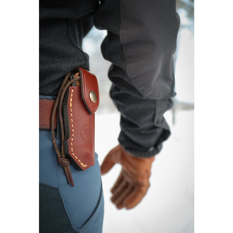 Läderfodral för Lars Fält Lock Back Fällkniv EN STL