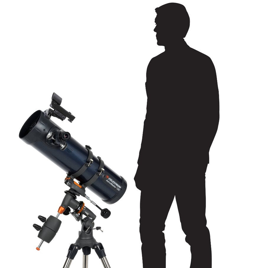 AstroMaster 130EQ spegelteleskop med smartphone adapter & kameraadapter EN STL