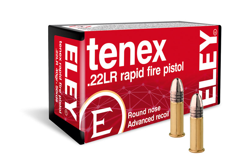 Tenex Rapid Fire Pistol Round Nose 50 st/ask .22LR / 50 ST