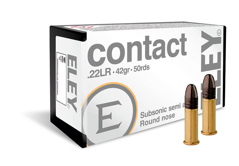 Contact Round Nose Subsonic semi auto 50 st/ask .22LR / 50 ST