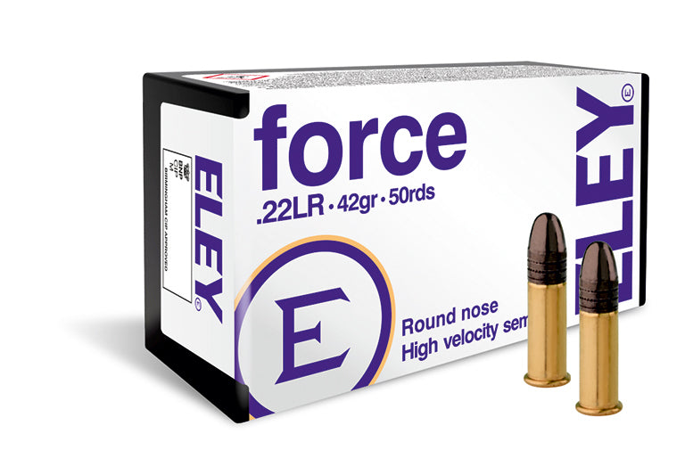 Force Round Nose High Velocity semi auto 50 st/ask .22LR / 50 ST