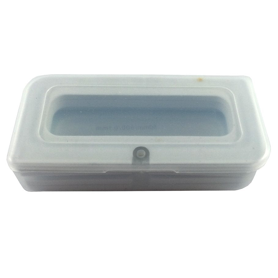 Mikrometerskala, glas, 50 mm, 500linjer (100um/linje) EN STL