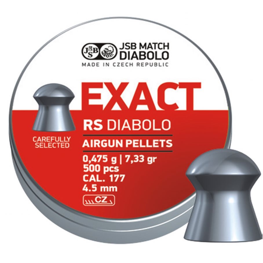 Exact RS 4,52 mm kulor 500 stycken 4.5 MM / 500 ST