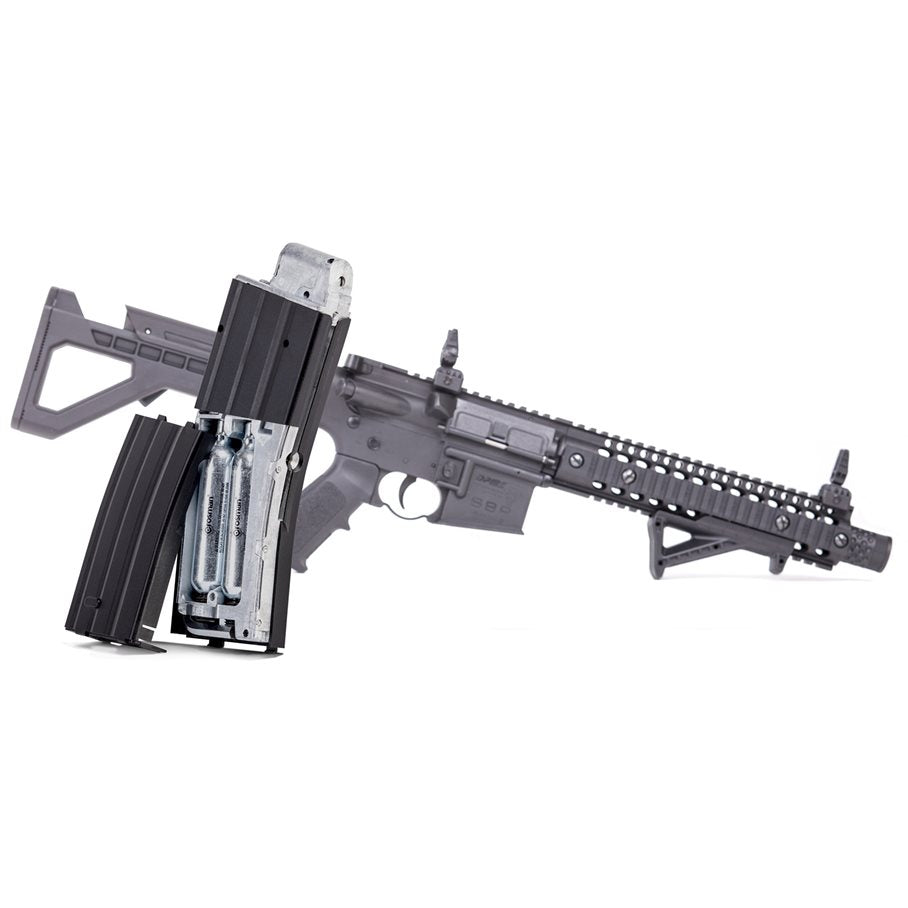 CO2 Luftgevär DPMS SBR 4,5 mm BB, Full Auto, Licensfritt SVART / 4.5 MM