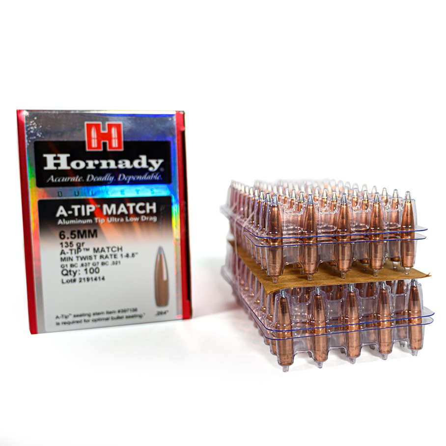 6,5 mm A-Tip Kula 135 gr 100 st/ask 100 ST / 6.5 MM