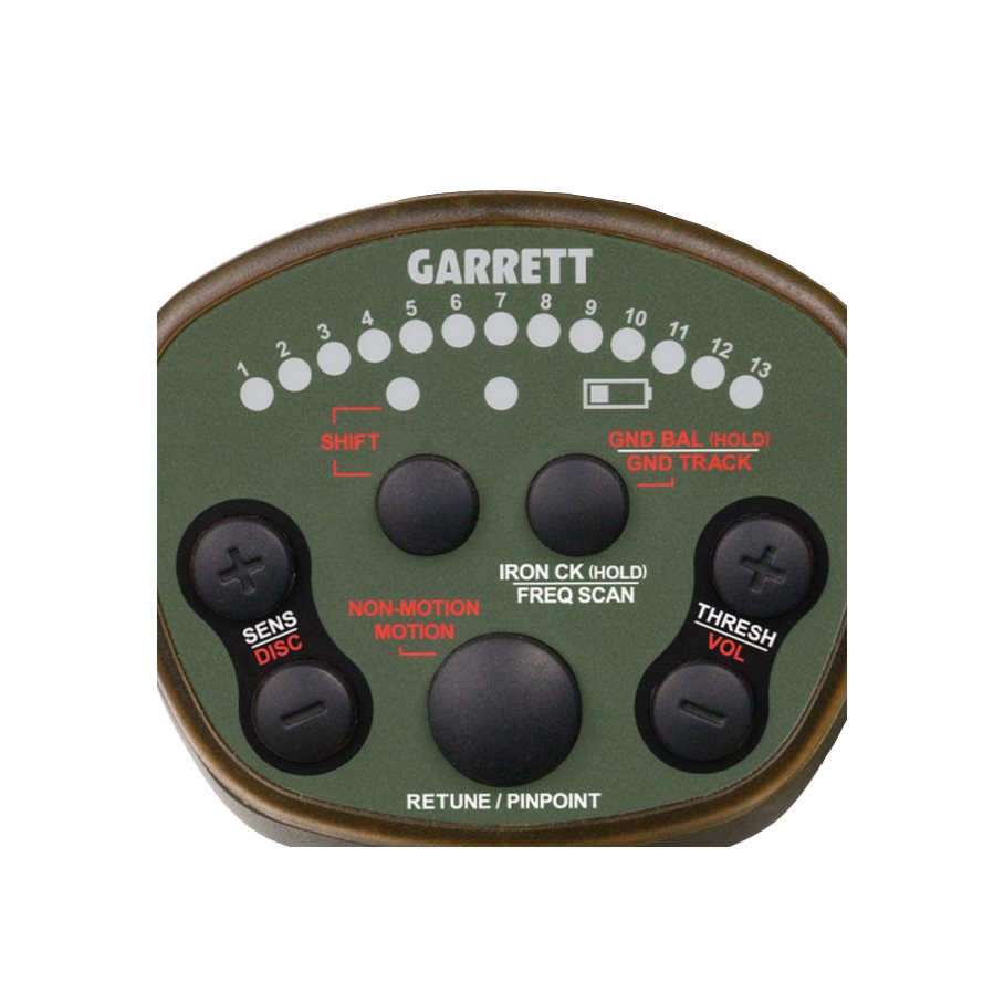 ATX - metalldetektor för extremt smått och djupt guld. GRÖN / EN STL