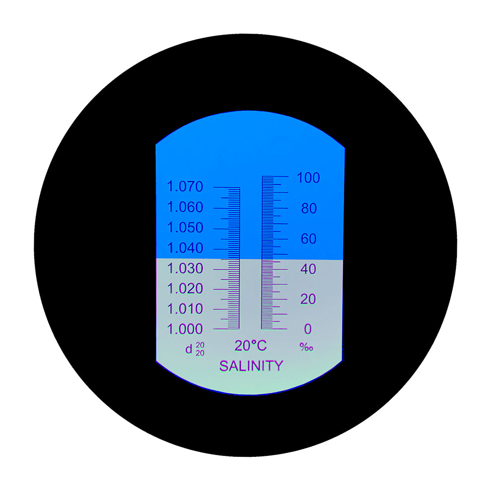 Salthaltsrefraktometer 0 - 10% EN STL