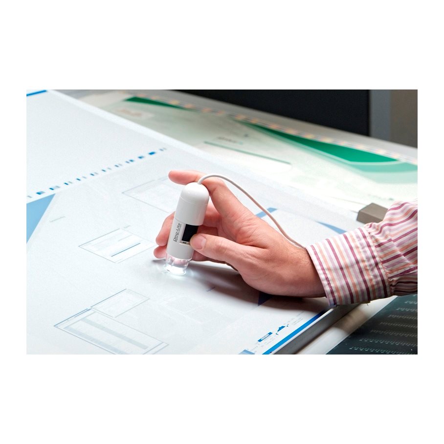 ESD-säkert digitalt mikroskop 10-90x med långt arbetsavstånd EN STL