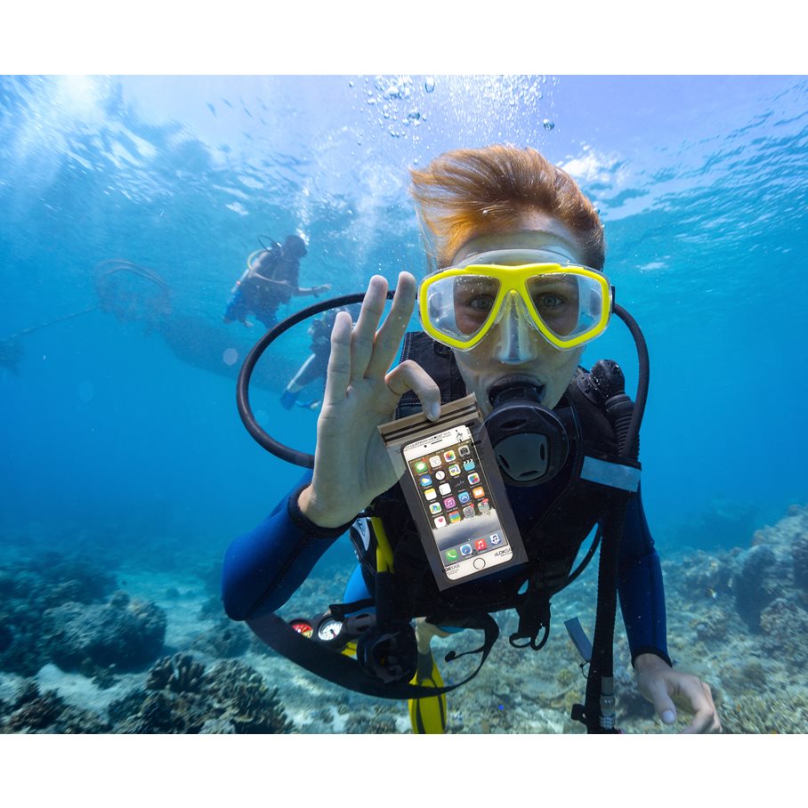 Smartphone Vattentät Väska XL inkl halsrem 2-pack EN STL