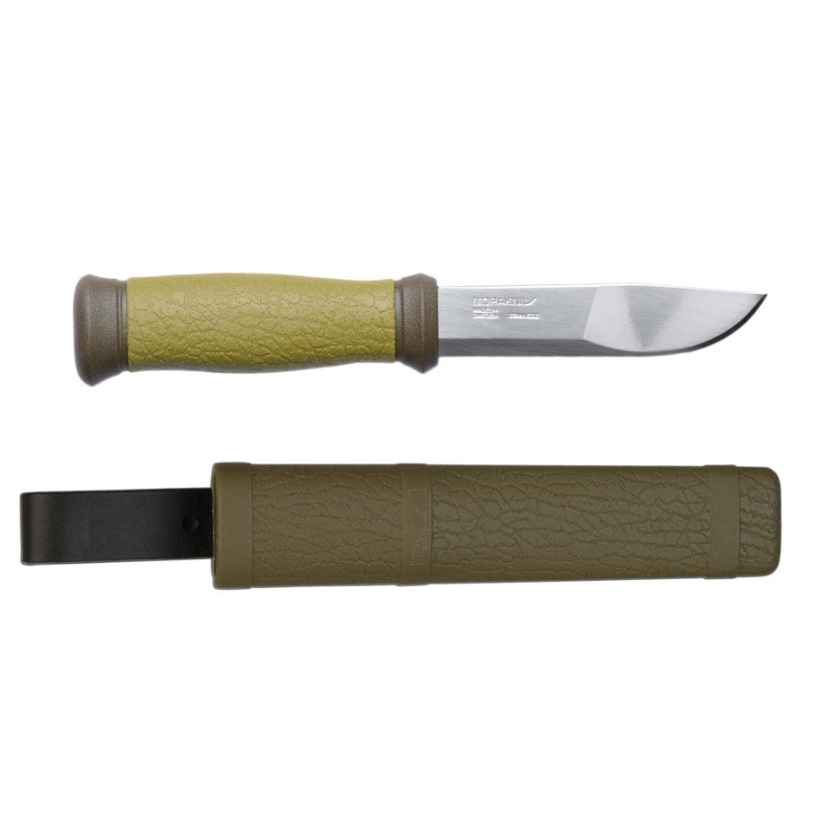 Mora 2000 Jakt och fiskekniv GRÖN / EN STL
