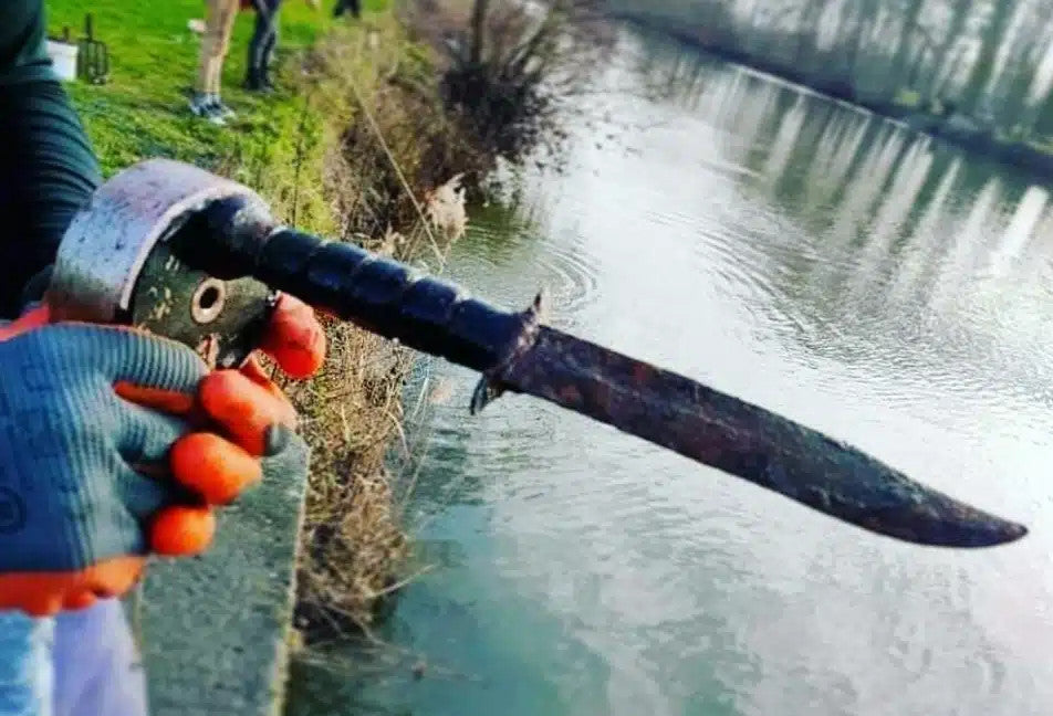 Bulldog 800 dubbelsidig fiskemagnet, 2x 440 kg, skyddad EN STL