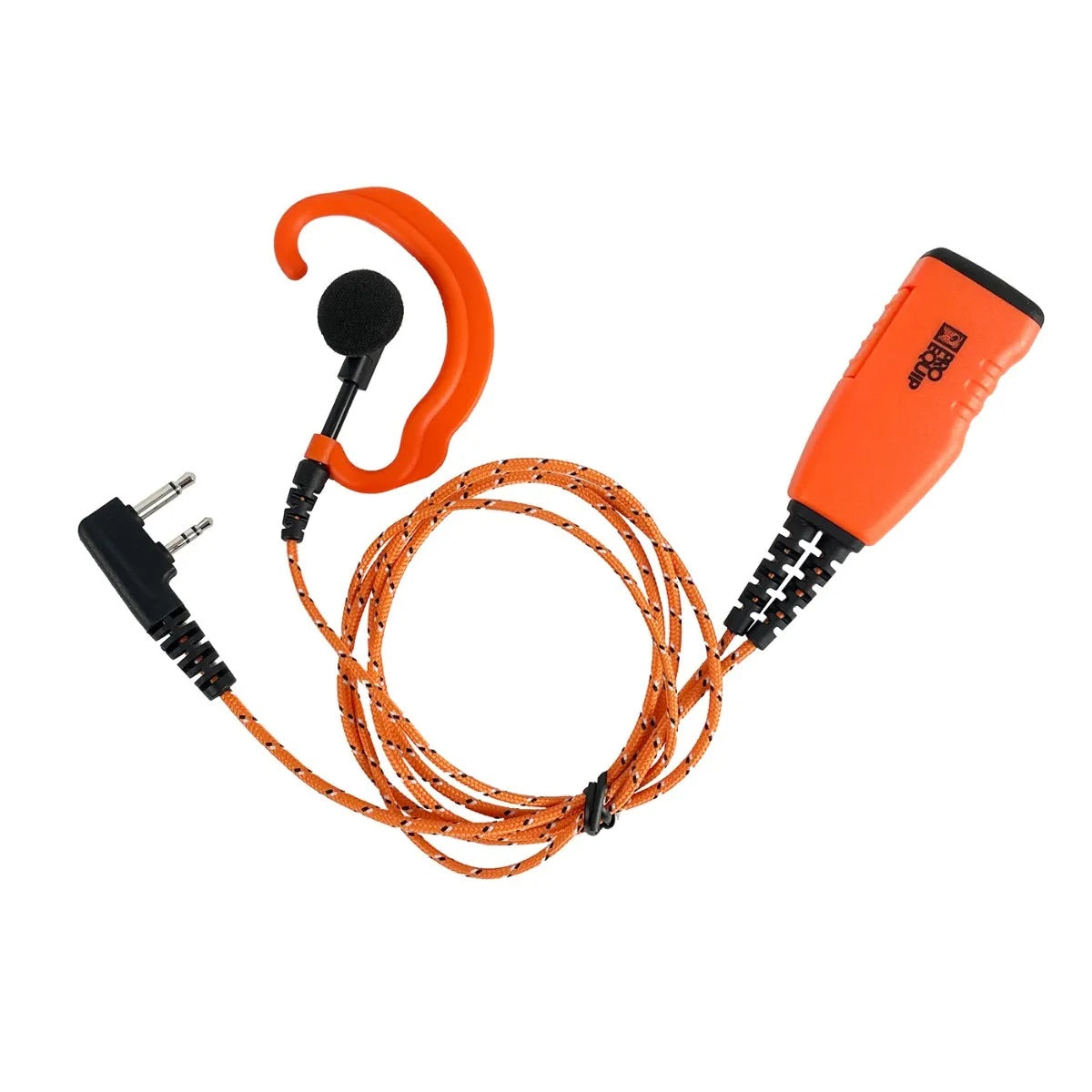PRO-P610L tygkabel, öronbygel & mikrofon/PTT ORANGE / EN STL