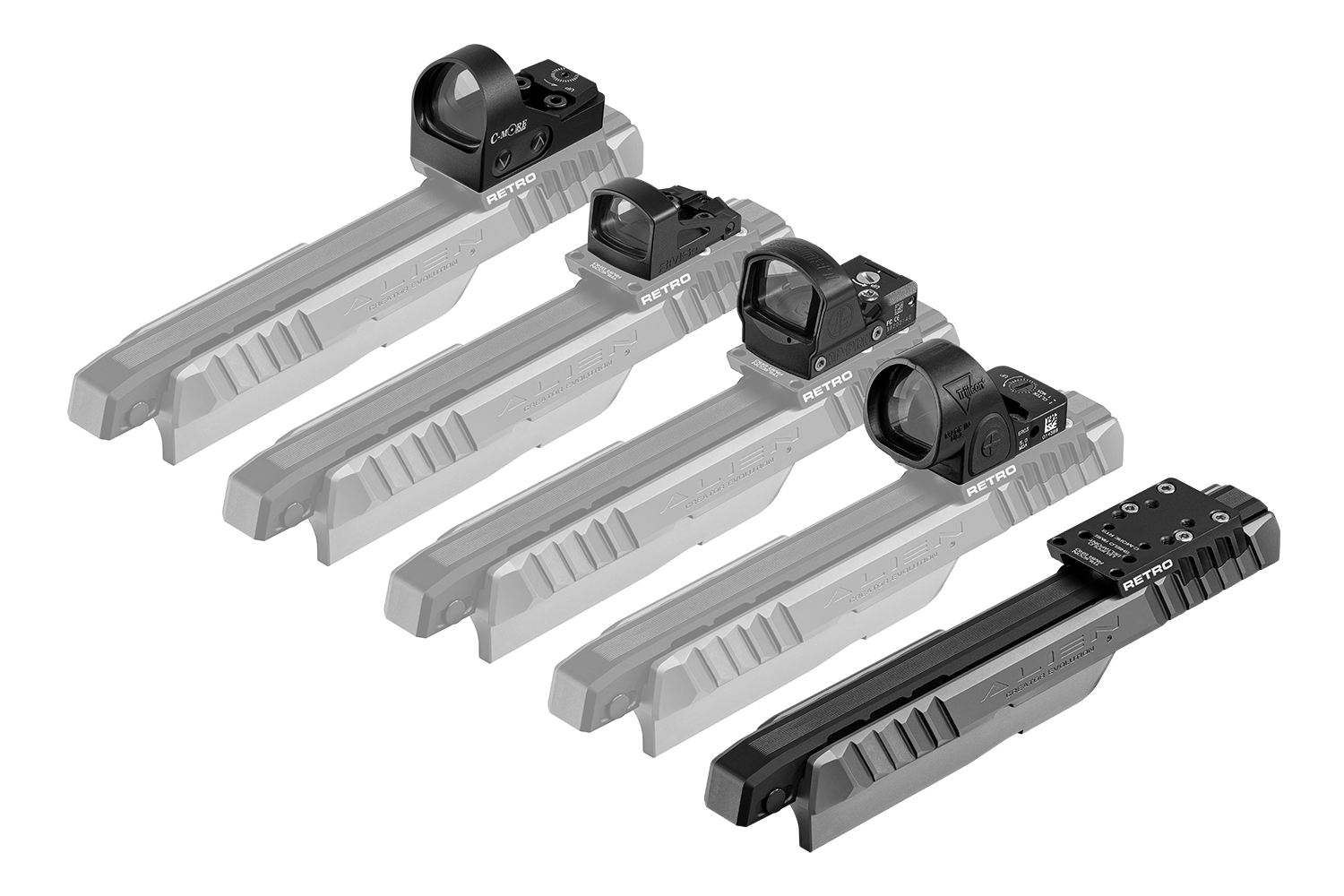 Retro Upgrade Kit Mantel universal Alien/Creator SVART / EN STL