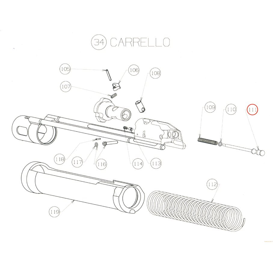 Firing Pin, 1301 EN STL