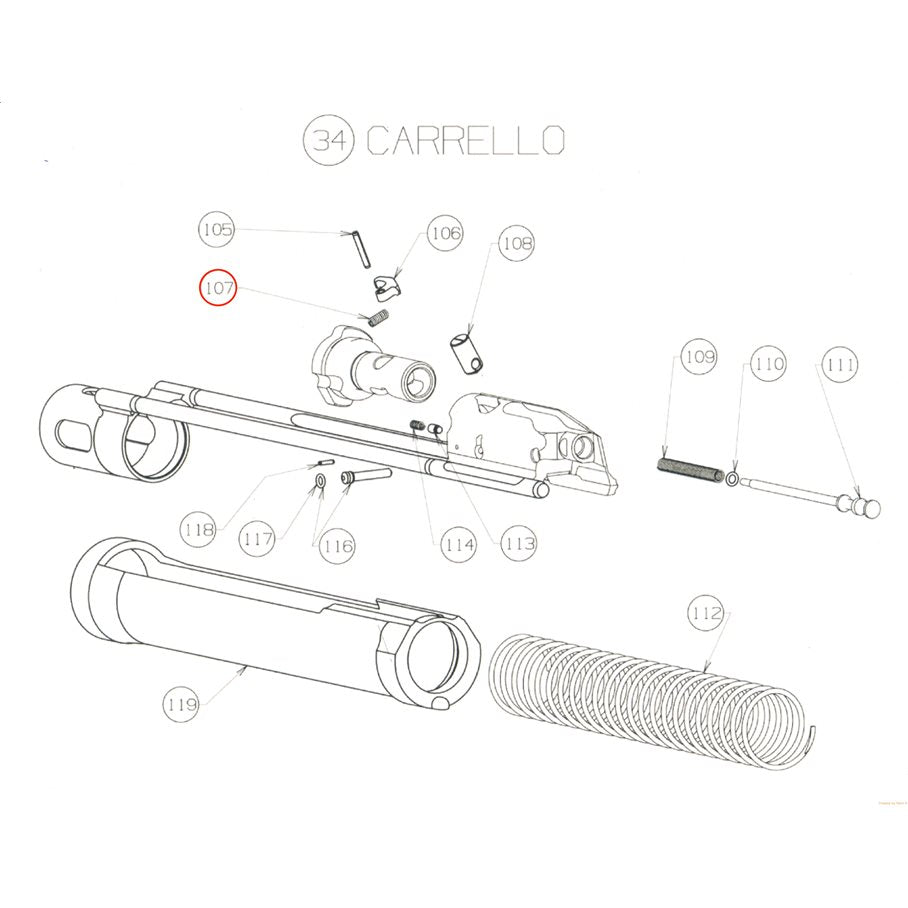 Ejector Spring 1301 EN STL