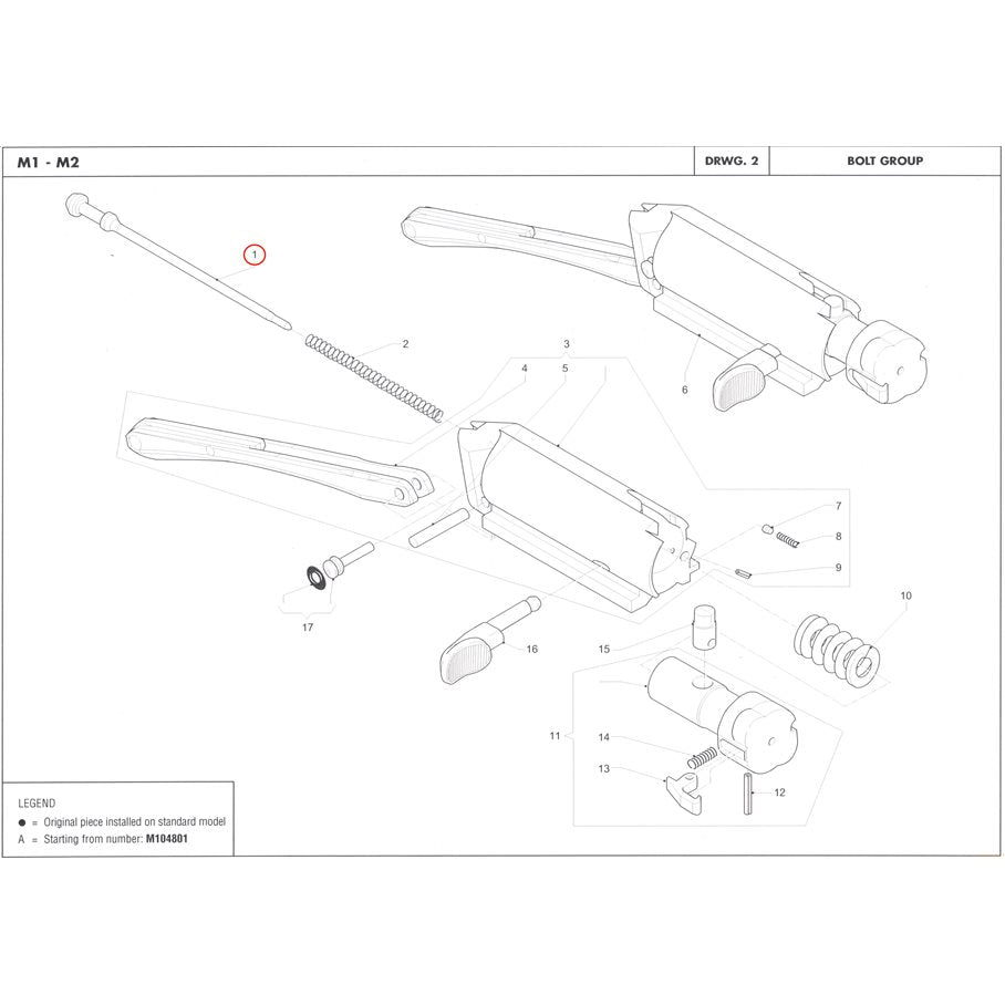 Firing Pin, M2 EN STL