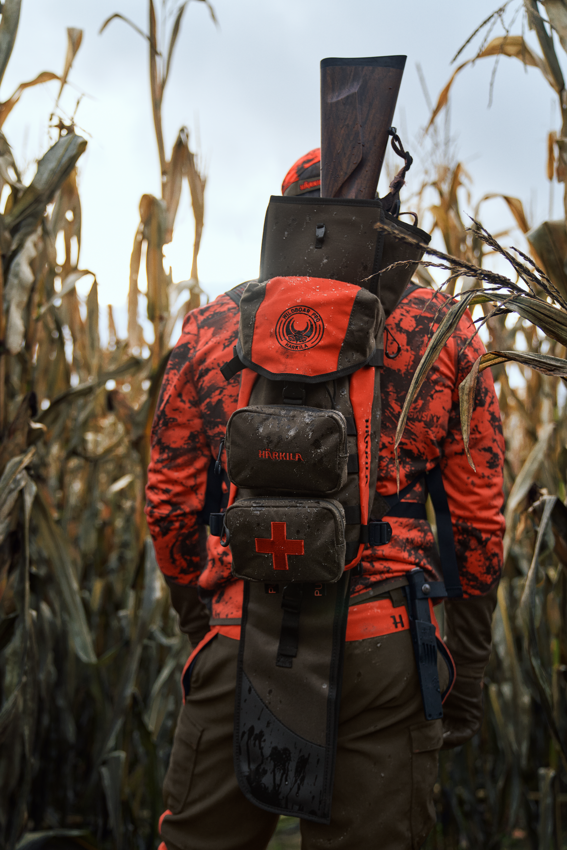 Wildboar Pro ryggsäck WILLOW GREEN/ORANGE / 12 L