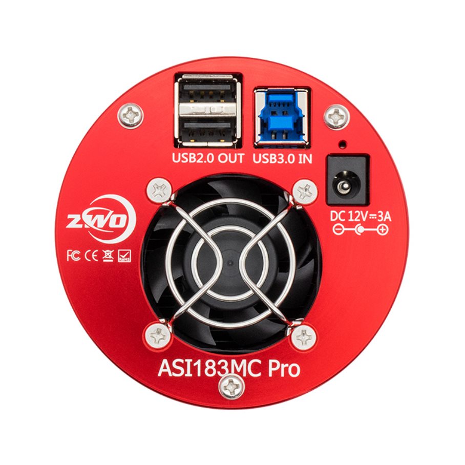 ASI183MC Pro - kyld färgkamera med 20 MP sensor EN STL