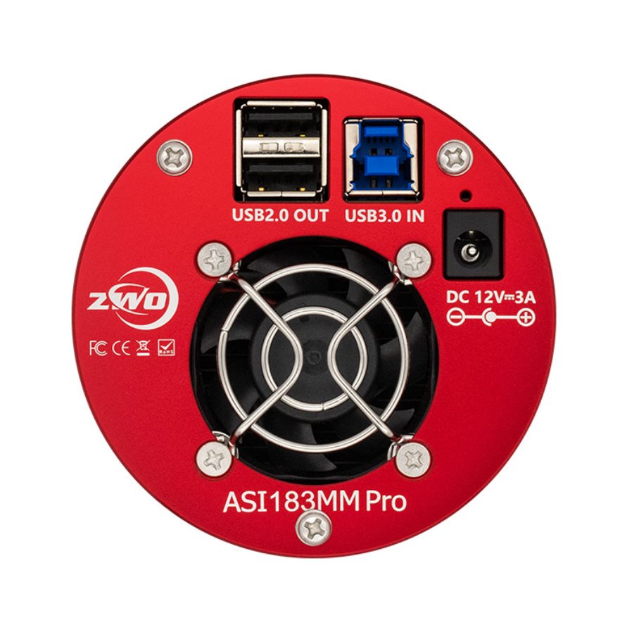 ASI183MM Pro - kyld monokromkamera med 20 MP sensor EN STL