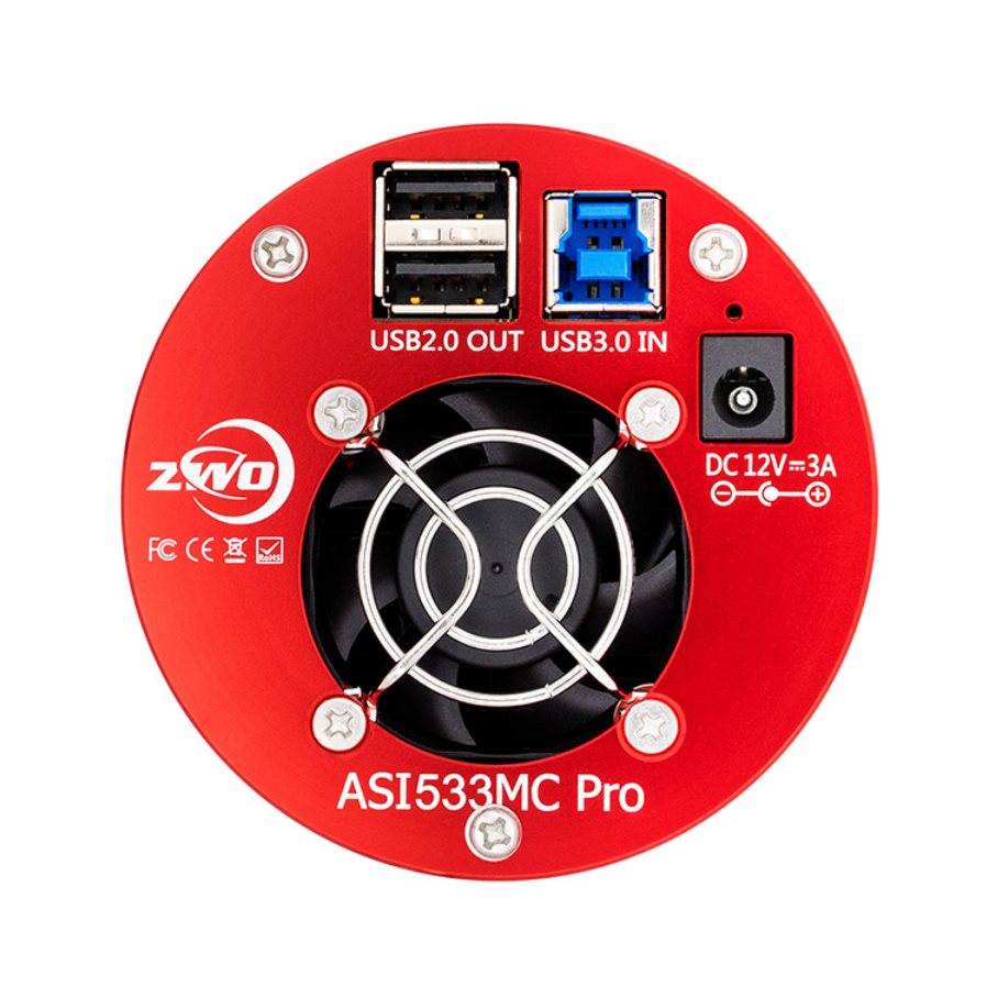 ASI533MC Pro - kyld färgkamera med 9 MP sensor EN STL