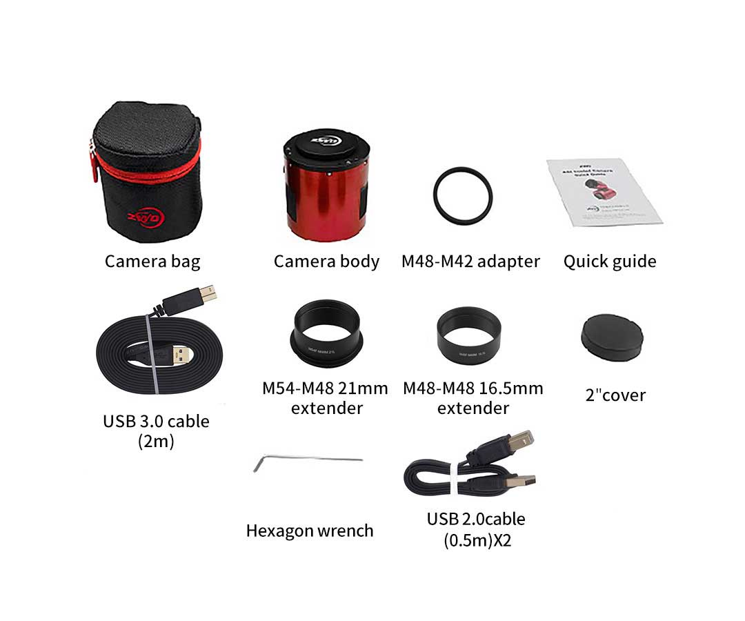 ASI 6200 MM Pro - Kyld monokamera med 62 MP 24x36 mm sensor EN STL