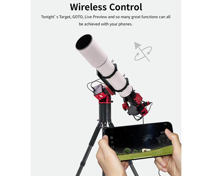 AM5 montering med harmonic drive-system och kolfiberstativ EN STL