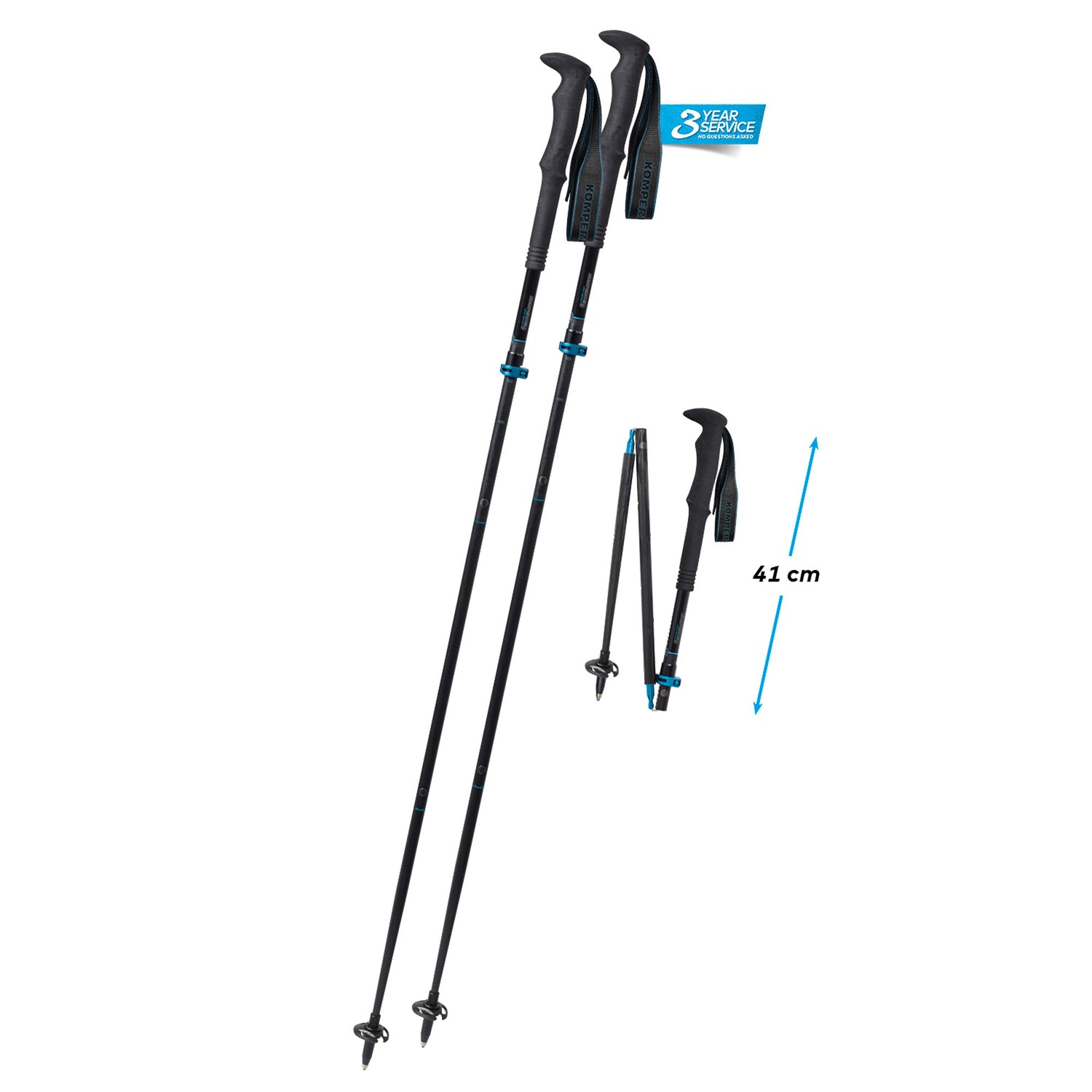 Carbon FXP Vandringsstavar Approach Vario 115-135 cm EN STL