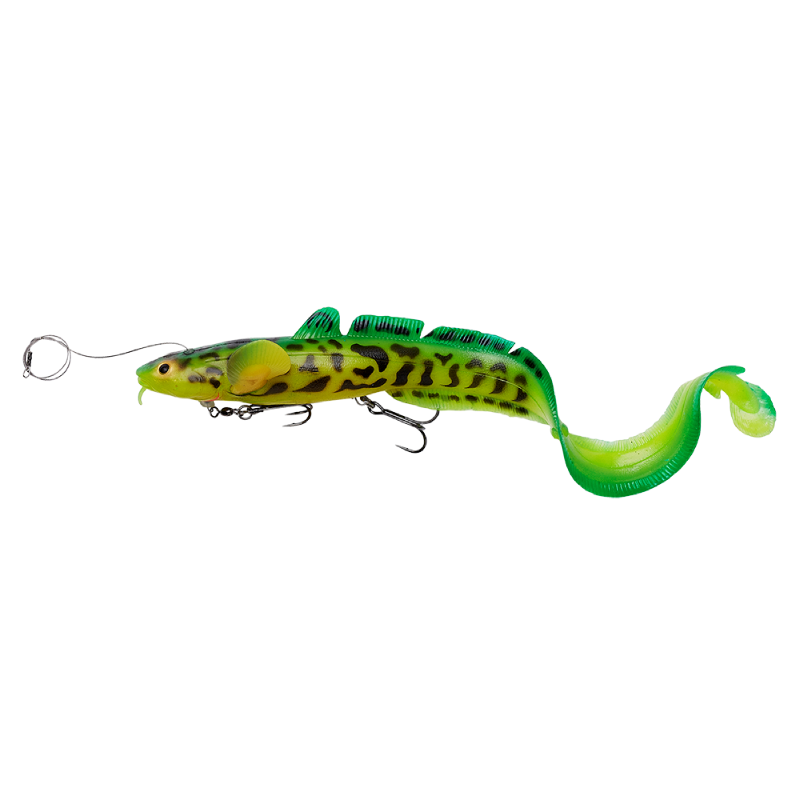 3D Line Thru Burbot 36 cm 216 Gram Gummibete BLUE / 36 CM / 210 GRAM