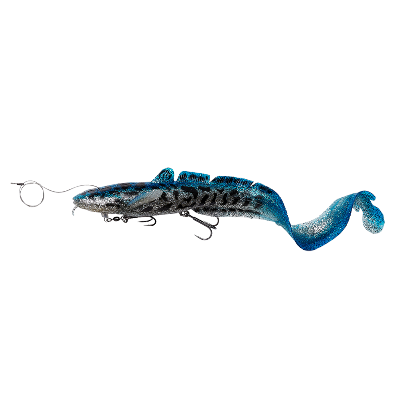 3D Line Thru Burbot 36 cm 216 Gram Gummibete BLUE / 36 CM / 210 GRAM