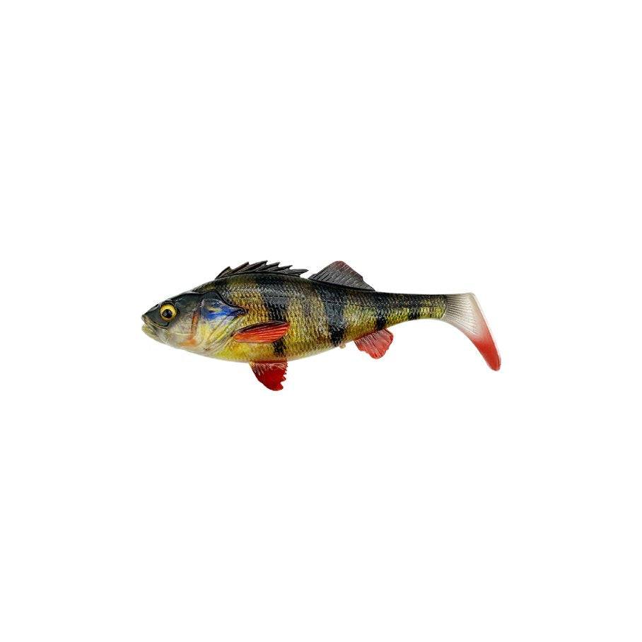4D Perch Shad 20 cm Gummibete FIRETIGER / EN STL