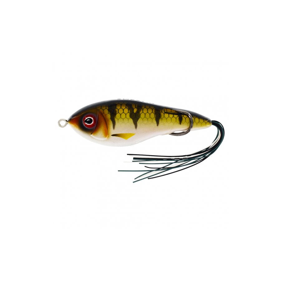 Swim Hollowbody 9 cm 17 g Float Vasskyddad Bete BLING PERCH / EN STL