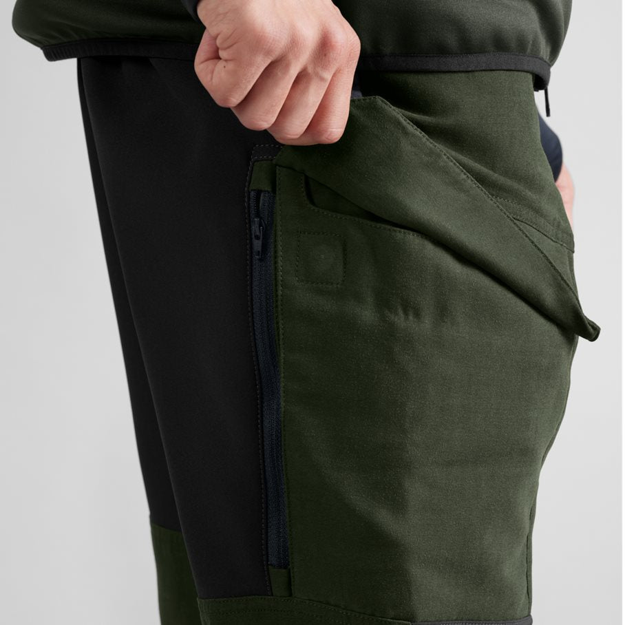 Scandinavian byxor Duffel GREEN/BLACK / 48