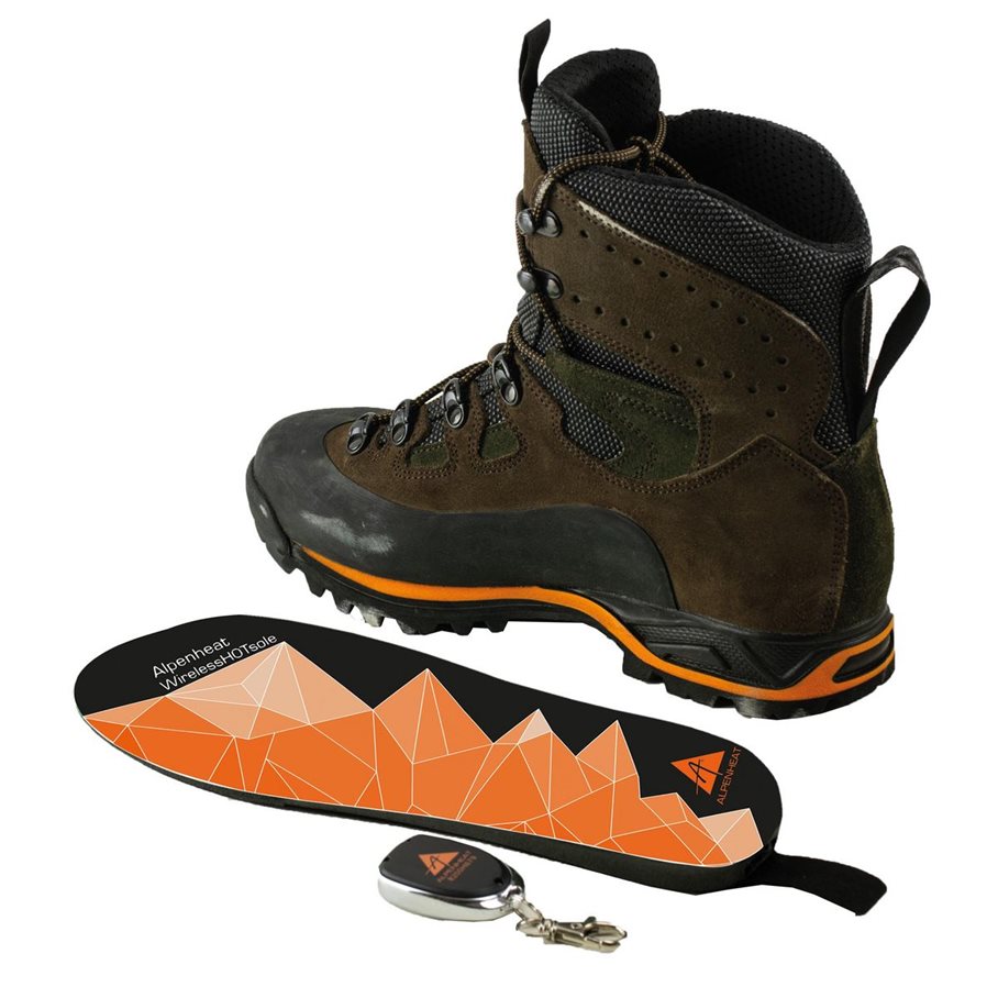 Värmesulor Trådlösa Hotsole Med Li-Polymer Batteri SVART/ORANGE / L/XL