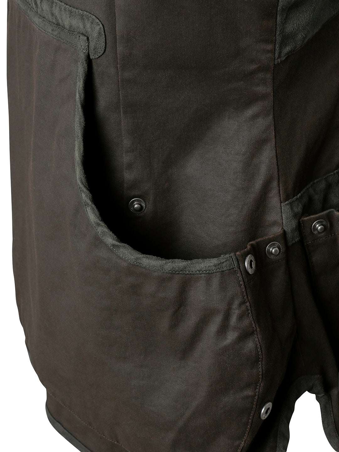 Vintage Dogsport Vest Women LEATHER BROWN / 36W