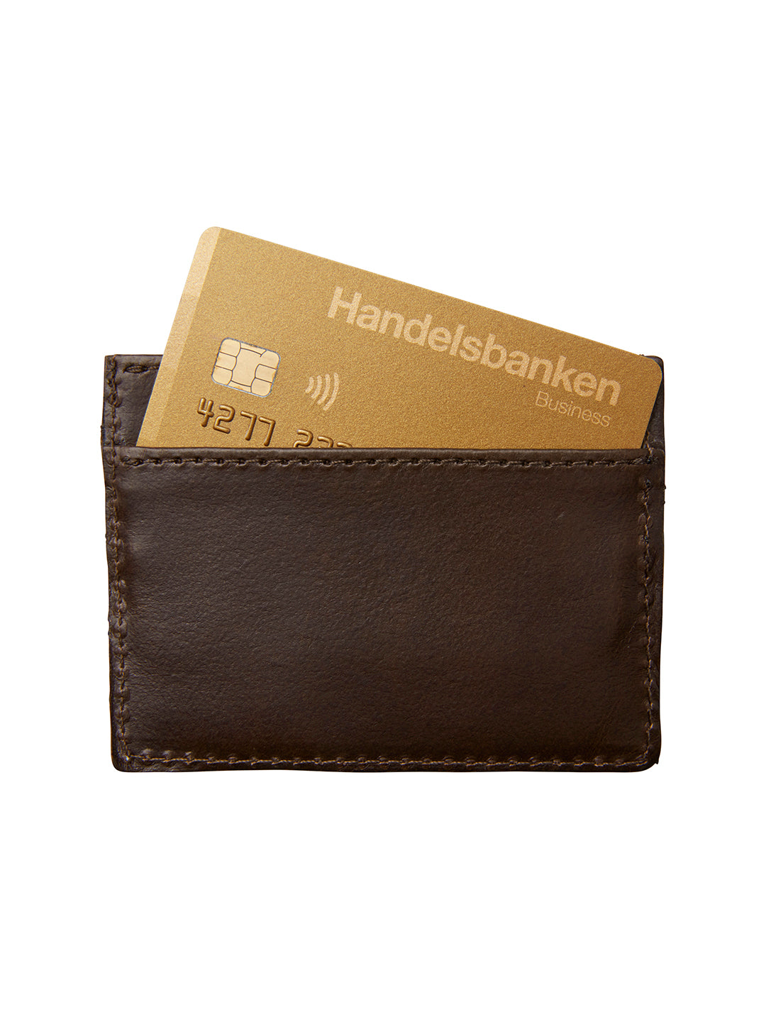 Trigger Leather Card Holder LEATHER BROWN / EN STL