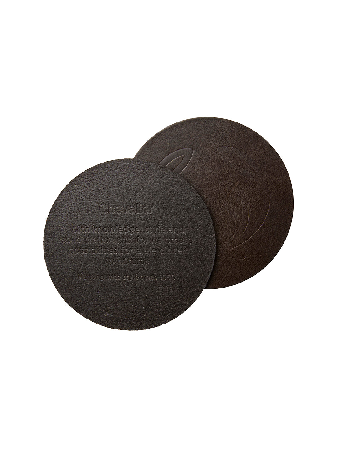 After Hunt Coaster Set LEATHER BROWN / EN STL