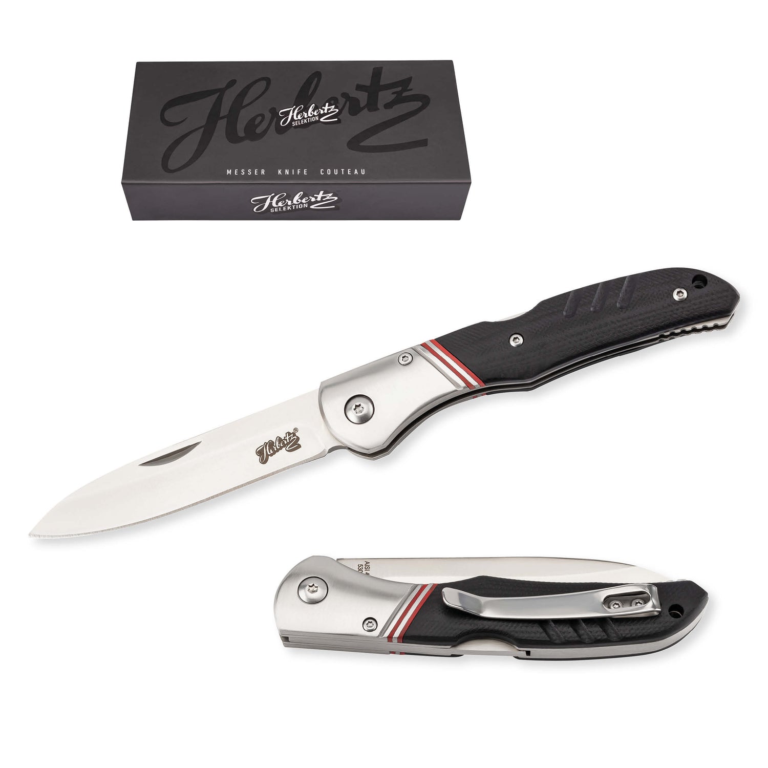 Taschenmesser G10 EN STL