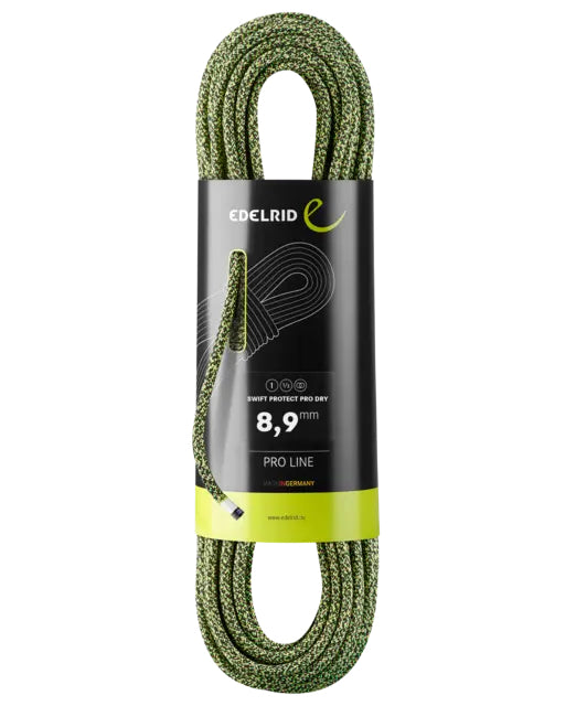 Swift Protect Pro Dry 8,9mm rope NIGHT-GREEN / 50 M