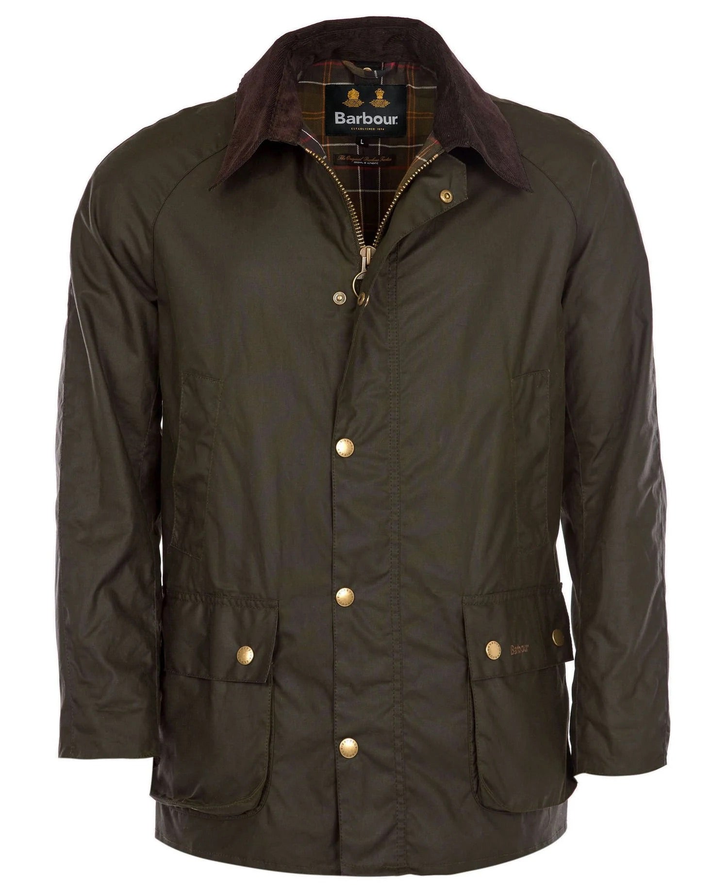 Ashby Wax Jacket OLIVE / XXL