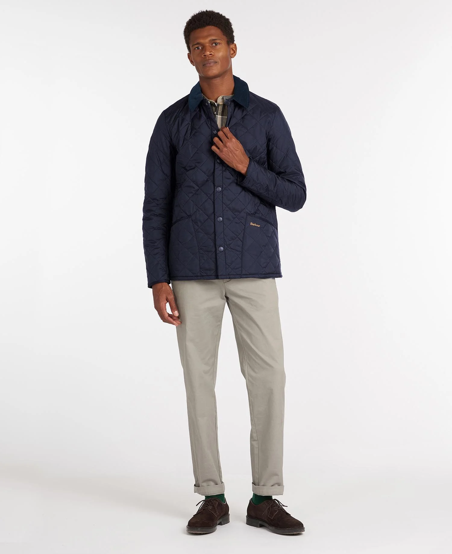 Heritage Liddesdale Quilted Jacket NAVY / M