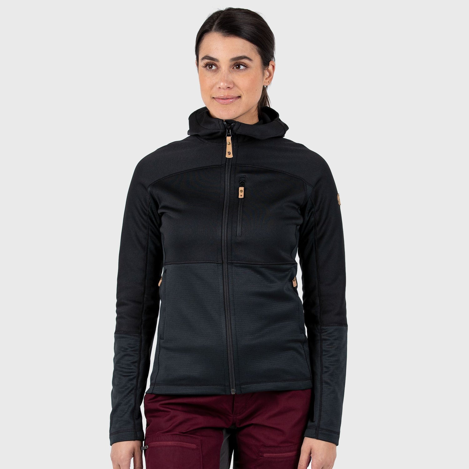 Abisko Trail Womens Fleece BLACK / L