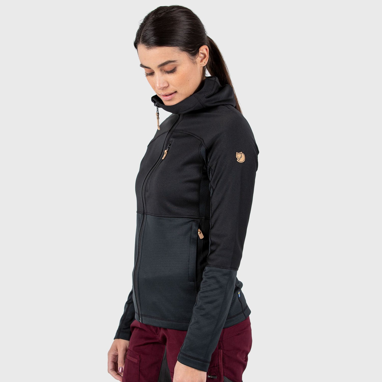 Abisko Trail Womens Fleece BLACK / L