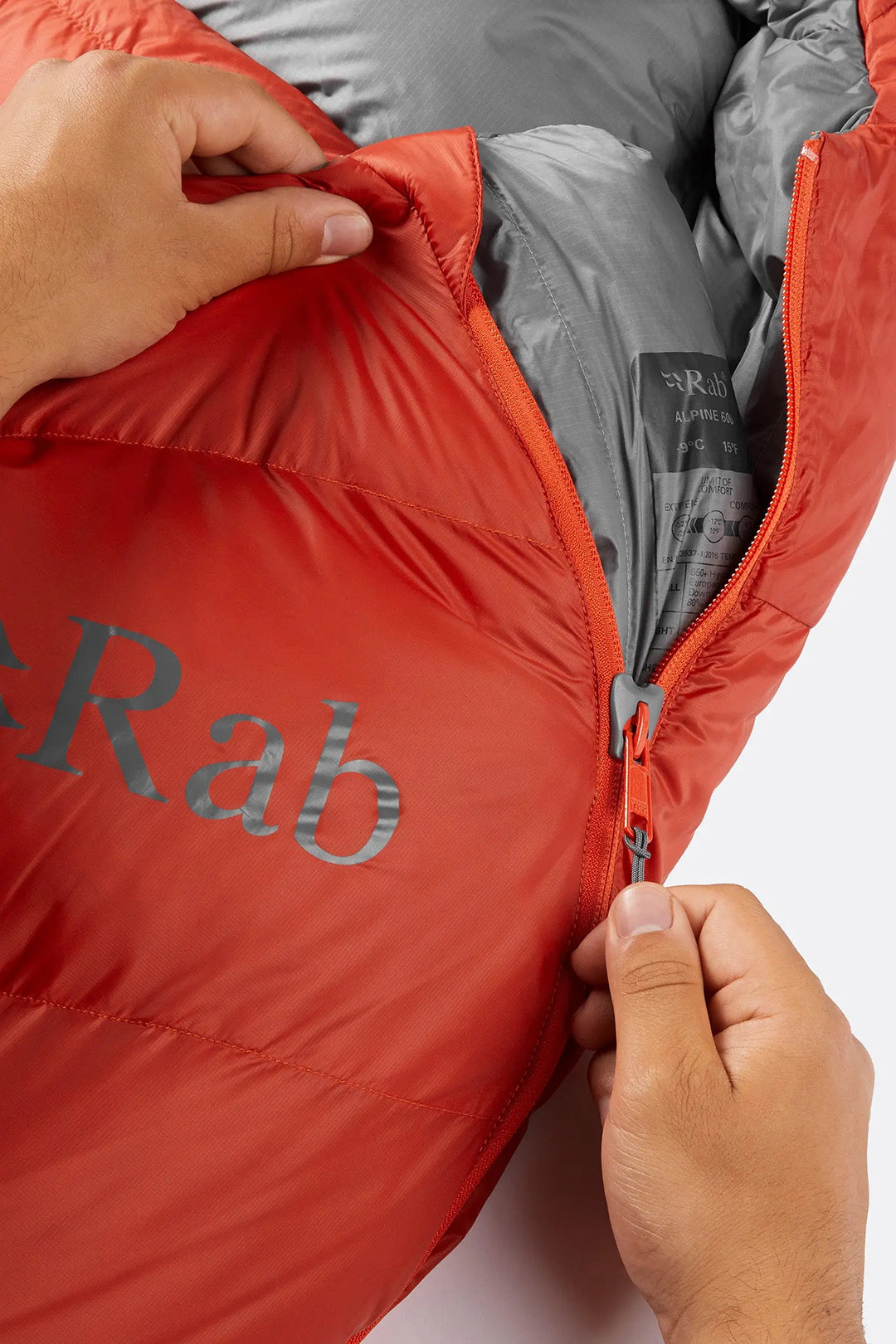 Dunsovsäck Alpine 600 LZ (-12) RED CLAY / LONG LZ