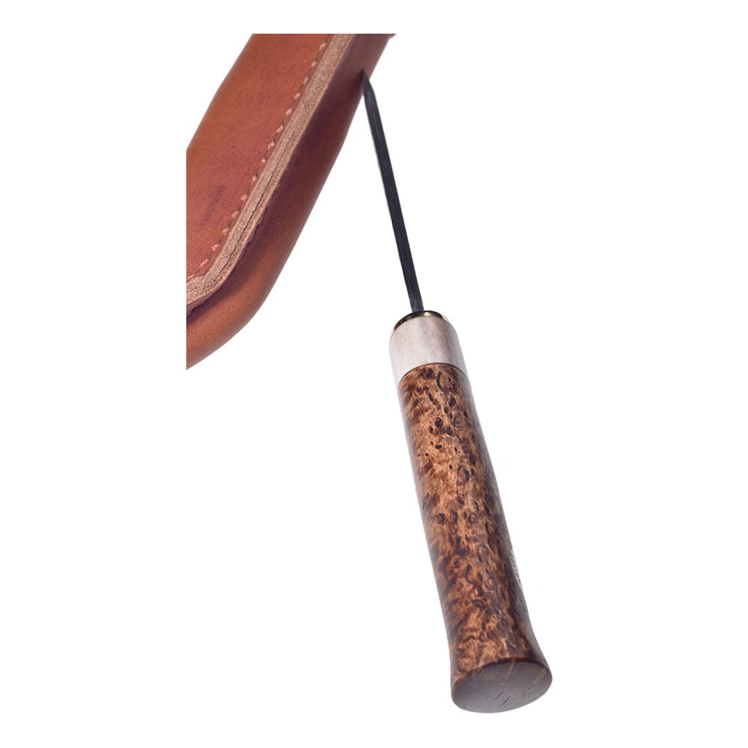 Jaktkniv Älgen Brun Damasteel Rose BRUN / EN STL